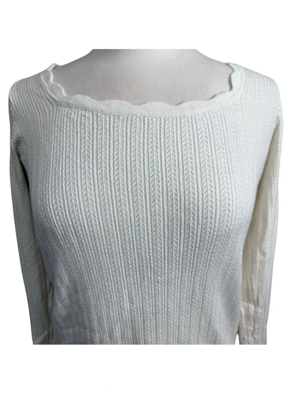Ryegrass Sweater, Size‎ M, White